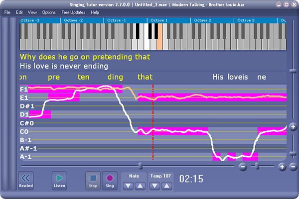 Windows 7 Xitona Singing Tutor 2.2.2.4 full