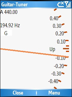 Xitona Guitar Tuner Mobile Screenshot